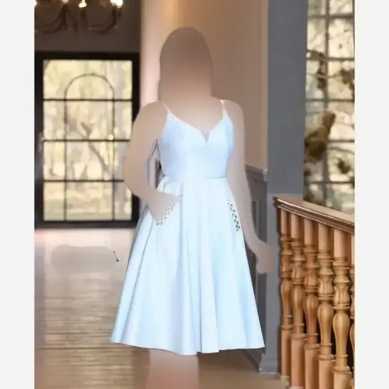 پیراهن مدل درسا ساتن آمریکایی جیب دار جواهر دوزی شده سایز 36 تا 44 رنگ سبز صورتی ابی - تصویر 4